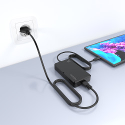 Cargador Sobremesa GaN Aisens ASCH-1PD65D068-BK/ 1xUSB Tipo- | APLIUM