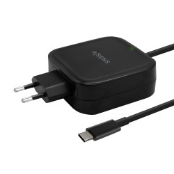 Cargador de Pared Aisens ASCH-1PD65WL-BK/ 1xUSB Tipo-C/ 65W | APLIUM
