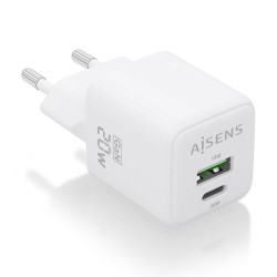 Charger Gan 20W 1XUSB-C PD3.0 QC4.0 1XUSB-A QC3.0 White | APLIUM