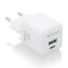 Charger Gan 20W 1XUSB-C PD3.0 QC4.0 1XUSB-A QC3.0 White | APLIUM