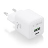 Charger Gan 25W 1XUSB-C PD3.0 QC4.0 1XUSB-A QC3.0 White | APLIUM