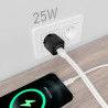 Cargador de Pared GaN Aisens ASCH-25W2P015-BK/ 1xUSB Tipo-C/ | APLIUM