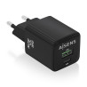 Cargador de Pared GaN Aisens ASCH-30W2P038-BK/ 1xUSB Tipo-C/ | APLIUM