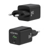 Cargador de Pared GaN Aisens ASCH-30W2P038-BK/ 1xUSB Tipo-C/ | APLIUM