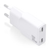 Cargador de Pared GaN Aisens ASCH-30W2P048-W/ 2xUSB Tipo-C/ | APLIUM