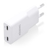 Cargador de Pared GaN Aisens ASCH-30W2P048-W/ 2xUSB Tipo-C/ | APLIUM