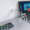 Cargador de Pared GaN Aisens ASCH-30W2P048-W/ 2xUSB Tipo-C/ | APLIUM