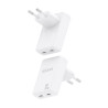 Cargador de Pared GaN Aisens ASCH-30W2P075-W/ 2xUSB Tipo-C/ | APLIUM