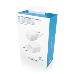 Cargador de Pared GaN Aisens ASCH-35W1P016-W/ 1xUSB Tipo-C/ | APLIUM
