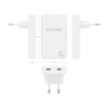 Cargador de Pared GaN Aisens ASCH-65W2P077-W/ 2xUSB Tipo-C/ | APLIUM