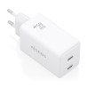 Cargador Gan 65W 2XUSB-C PD3.0 QC4.0 Blanco | APLIUM