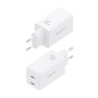 Cargador Gan 65W 2XUSB-C PD3.0 QC4.0 Blanco | APLIUM