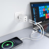 Cargador Gan 65W 2XUSB-C PD3.0 QC4.0 Blanco | APLIUM