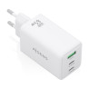 Cargador de Pared GaN Aisens ASCH-65W3P072-W/ 2xUSB Tipo-C/ | APLIUM