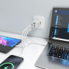 Cargador de Pared GaN Aisens ASCH-65W3P072-W/ 2xUSB Tipo-C/ | APLIUM