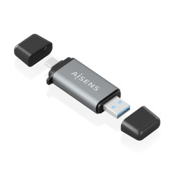 Lector de Tarjetas Externo Aisens ASCR-2AC11-GR/ USB 3.1 | APLIUM