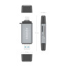 Lector de Tarjetas Externo Aisens ASCR-2AC11-GR/ USB 3.1 | APLIUM