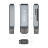 Lector de Tarjetas Externo Aisens ASCR-2C10-GR/ USB 3.1 | APLIUM