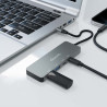 Hub USB Tipo-C Aisens A109-0694/ 2xUSB/ 2xUSB Tipo-C/ Gris | APLIUM