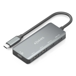Hub USB Tipo-C Aisens A109-0946/ 2xUSB/ 2xUSB Tipo-C/ 1xUSB | APLIUM