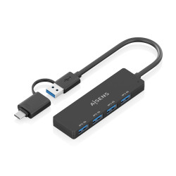Hub USB Tipo-C + USB 3.1 Aisens A109-0987/ 4xUSB | APLIUM