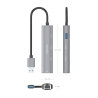 Hub USB Aisens ASUC-4P036-GR/ 2xUSB Tipo-C/ 1xUSB/ 1xRJ45/ G | APLIUM