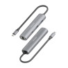 Hub USB Tipo-C Aisens ASUC-4P039-GR/ 1xUSB Tipo-C/ 2xUSB/ 1x | APLIUM