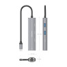 Hub USB Tipo-C Aisens ASUC-4P039-GR/ 1xUSB Tipo-C/ 2xUSB/ 1x | APLIUM
