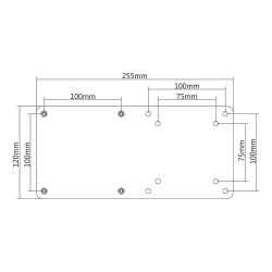 Soporte para miniPC VESA 100x100 Aisens MPC01-055 | APLIUM