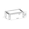Soporte para Monitor Aisens MR02-117/ hasta 10kg | APLIUM