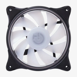 Ventilador Hiditec N18 ARGB/ 12cm/ Negro | APLIUM