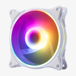 VGCH10009 - Ventilador Hiditec N18 ARGB/ 12cm/ Blanco | APLIUM