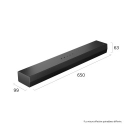 Barra de Sonido con Bluetooth LG S20A/ 50W/ 2.0 | APLIUM