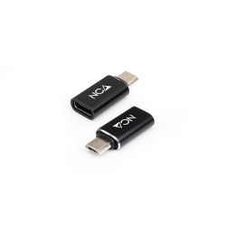Adaptador Nanocable 10.02.0014/ MicroUSB Macho - USB Tipo-C | APLIUM