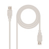 Cable USB 2.0 Nanocable 10.01.0302/ USB Macho - USB Macho/ 1 | APLIUM