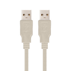 Cable USB 2.0 Nanocable 10.01.0302/ USB Macho - USB Macho/ 1 | APLIUM