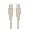 Cable USB 2.0 Nanocable 10.01.0302/ USB Macho - USB Macho/ 1 | APLIUM