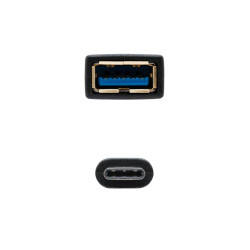 Cable USB 3.1 Nanocable 10.01.4201/ USB Tipo-C Macho - USB H | APLIUM
