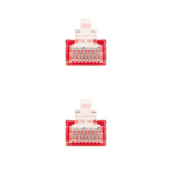 Nanocable Cable Red Latiguillo RJ45 CAT.6 UTP AWG24, Rojo, 2 | APLIUM