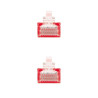 Nanocable Cable Red Latiguillo RJ45 CAT.6 UTP AWG24, Rojo, 2 | APLIUM