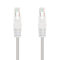 Nanocable Cable Red Latiguillo RJ45 CAT.6 UTP AWG24, Blanco, | APLIUM