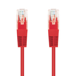 Cable de Red RJ45 UTP Nanocable 10.20.0401-R Cat.6/ 1m/ Rojo | APLIUM