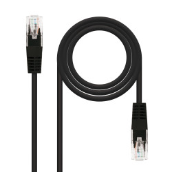 Cable de Red RJ45 UTP Nanocable 10.20.0402-BK Cat.6/ 2m/ Neg | APLIUM