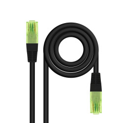Cable de Red RJ45 UTP Nanocable 10.20.1401-BK Cat.6/ 1m/ Neg | APLIUM