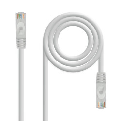 Cable de Red RJ45 UTP Nanocable 10.20.1805 Cat.6A/ 5m/ Gris | APLIUM