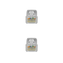Cable de Red RJ45 UTP Nanocable 10.20.1805 Cat.6A/ 5m/ Gris | APLIUM