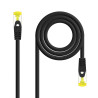 Cable de Red RJ45 SFTP Nanocable 10.20.1900-L25-BK Cat.6A/ LSZH/ 25cm/