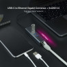 Hub USB Tipo-C Nanocable 10.03.0408/ 3xUSB/ 1xRJ45/ Gris | APLIUM