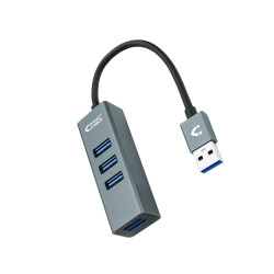 Hub USB 3.0 Nanocable 10.16.4402/ 4xUSB/ Gris | APLIUM