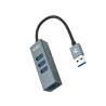 Hub USB 3.0 Nanocable 10.16.4402/ 4xUSB/ Gris | APLIUM